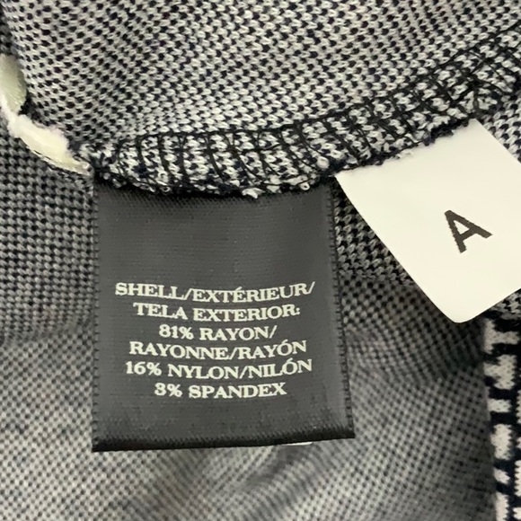 Ann Taylor black and white circle skirt - Picture 5 of 7